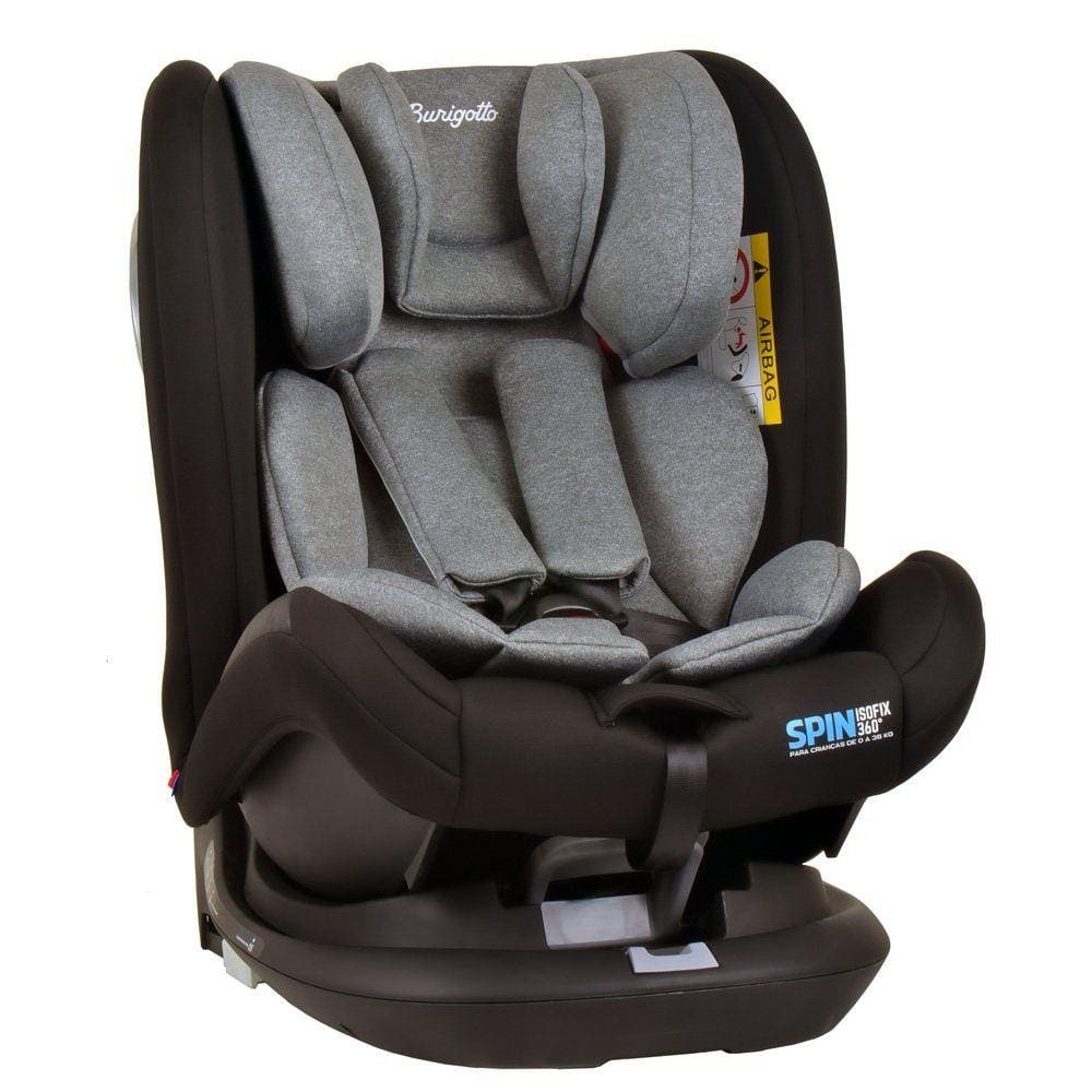 Cadeira para Carro Isofix Spin 360º Grey Burigotto