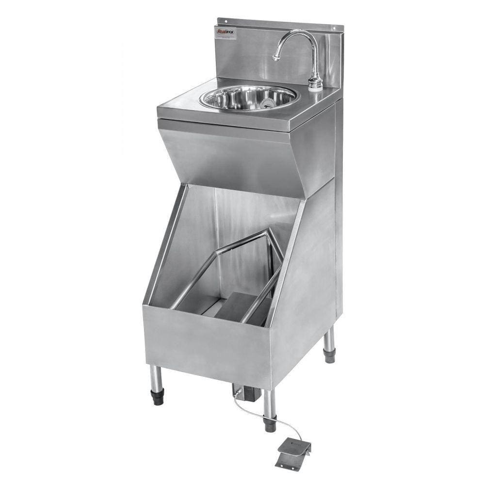 Lava-botas com Lavatório para Assepsia Integrado Atual Inox 220v LBL-40