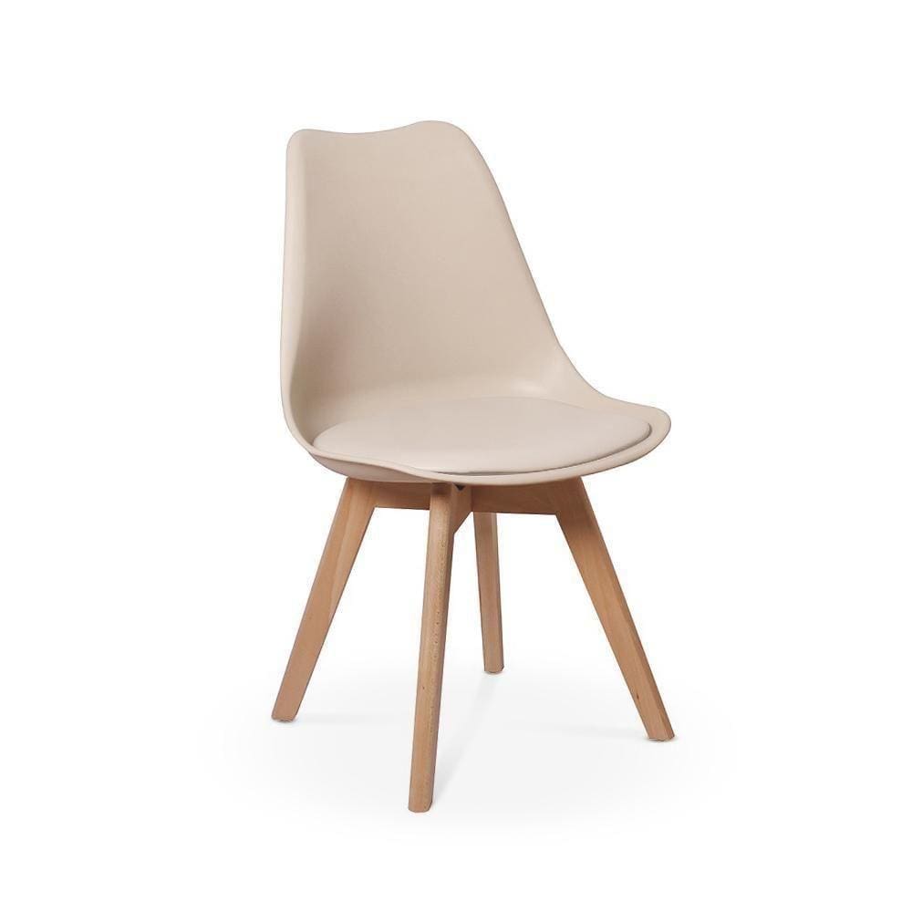 Cadeira Eames Wood Leda Design Nude