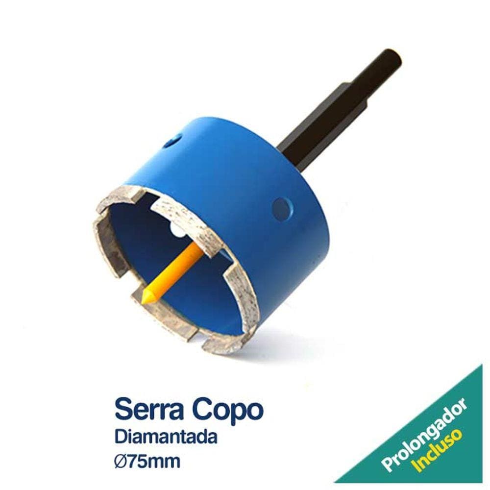 Serra Copo Diamantada JRC Diamantados 75mm