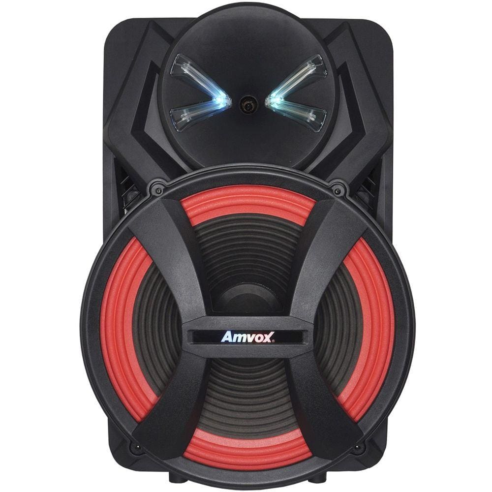 Caixa Som Amplificada Portátil Bluetooth 1100W Rms Falante 18 Usb Bateria Tws Amvox ACA1100 Dezoitão