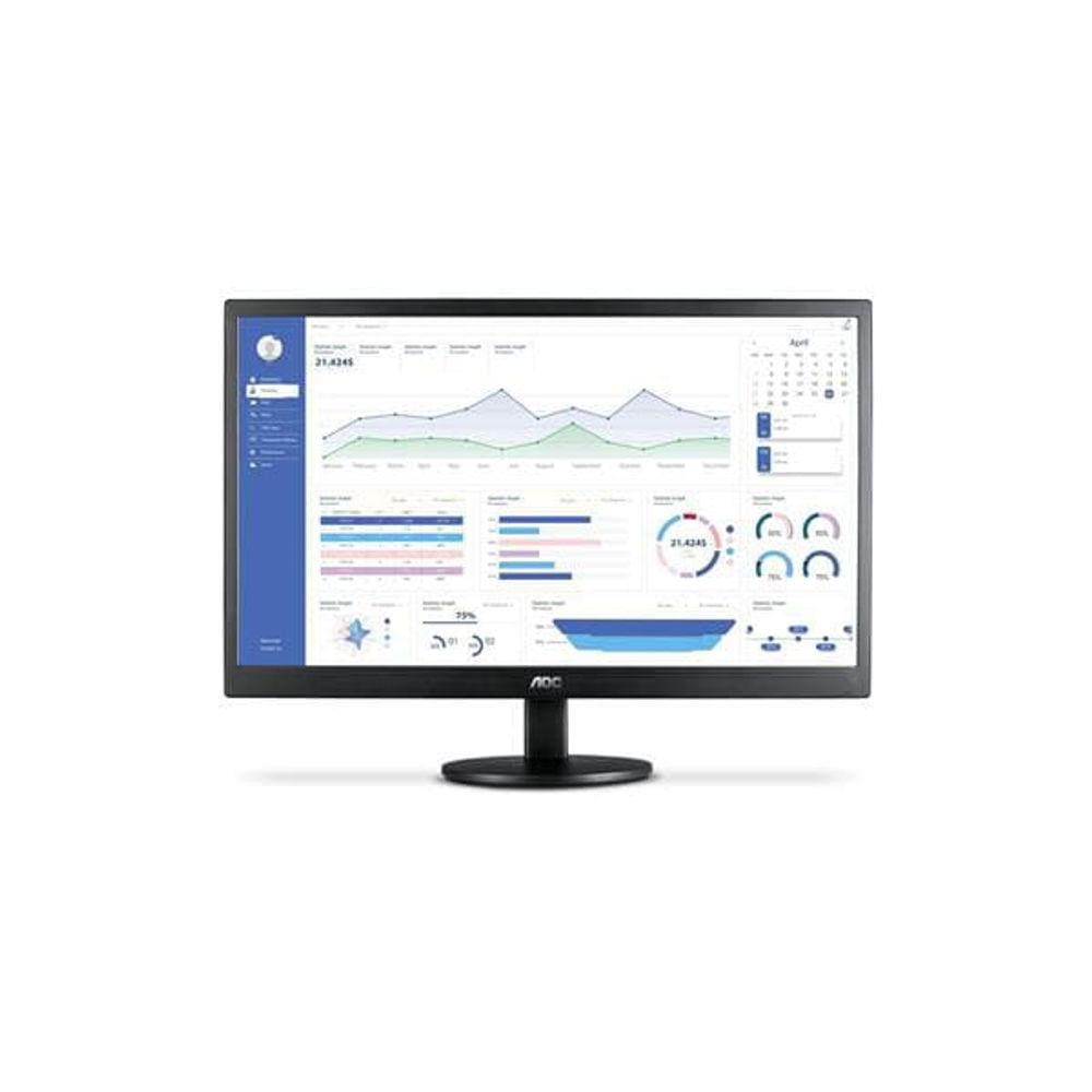 Monitor aoc 23,6" led com painel wva, vga e hdmi - m2470swh2