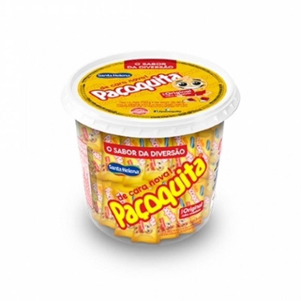 Paçoca Rolha Embrulhada Pacoquita - Santa Helena 50 Unidades
