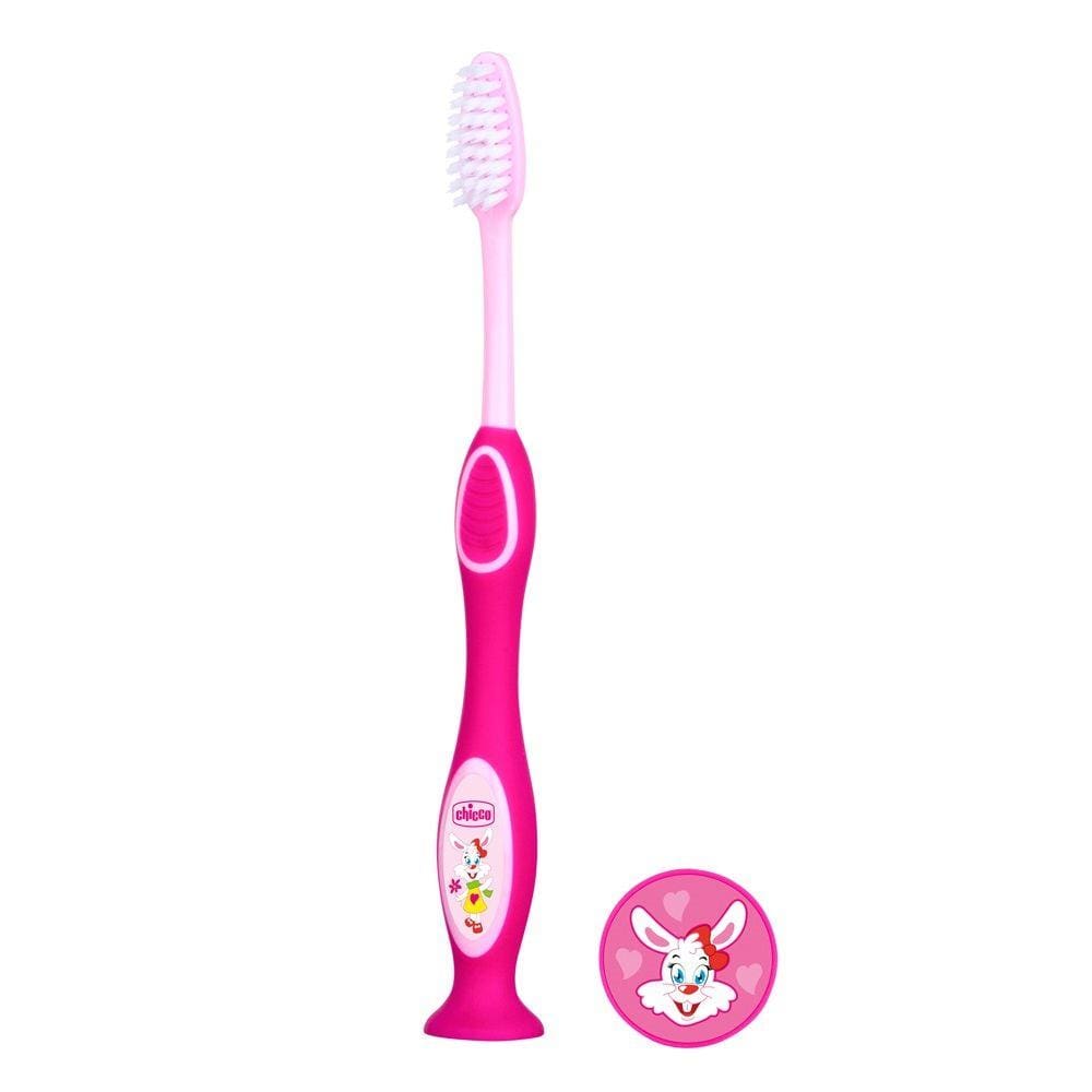 Escova De Dentes (3-6 Anos) Rosa - Chicco