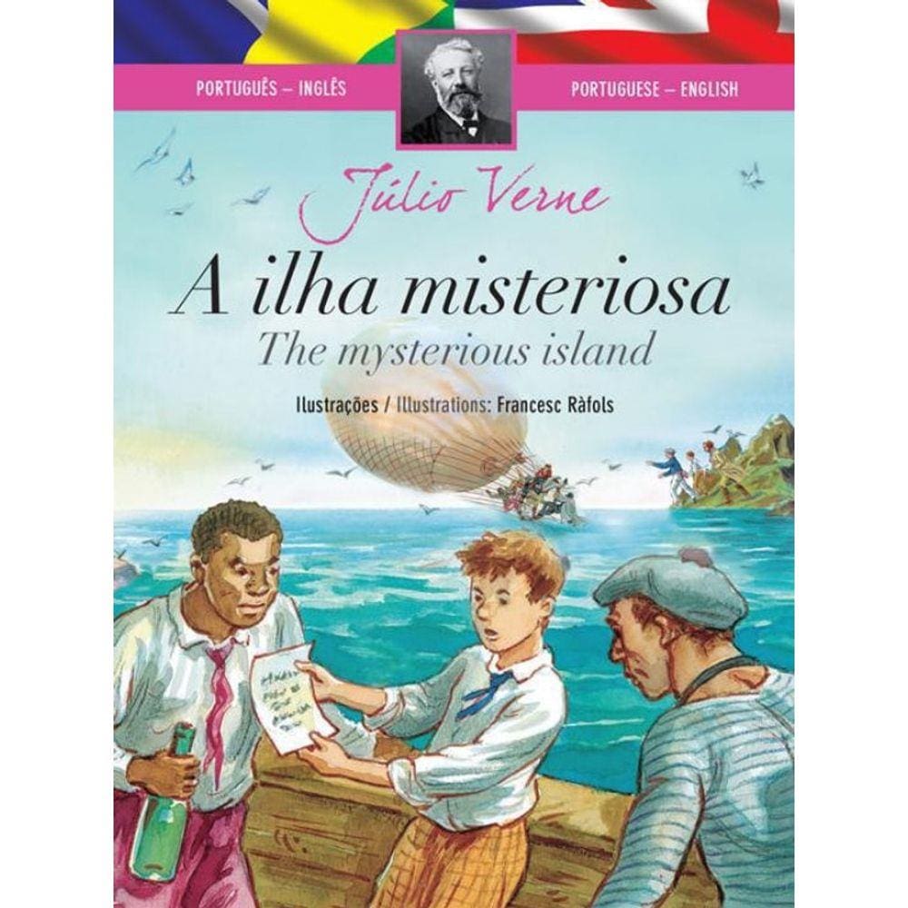 Livro Classicos Bilingues - A Ilha Misteriosa