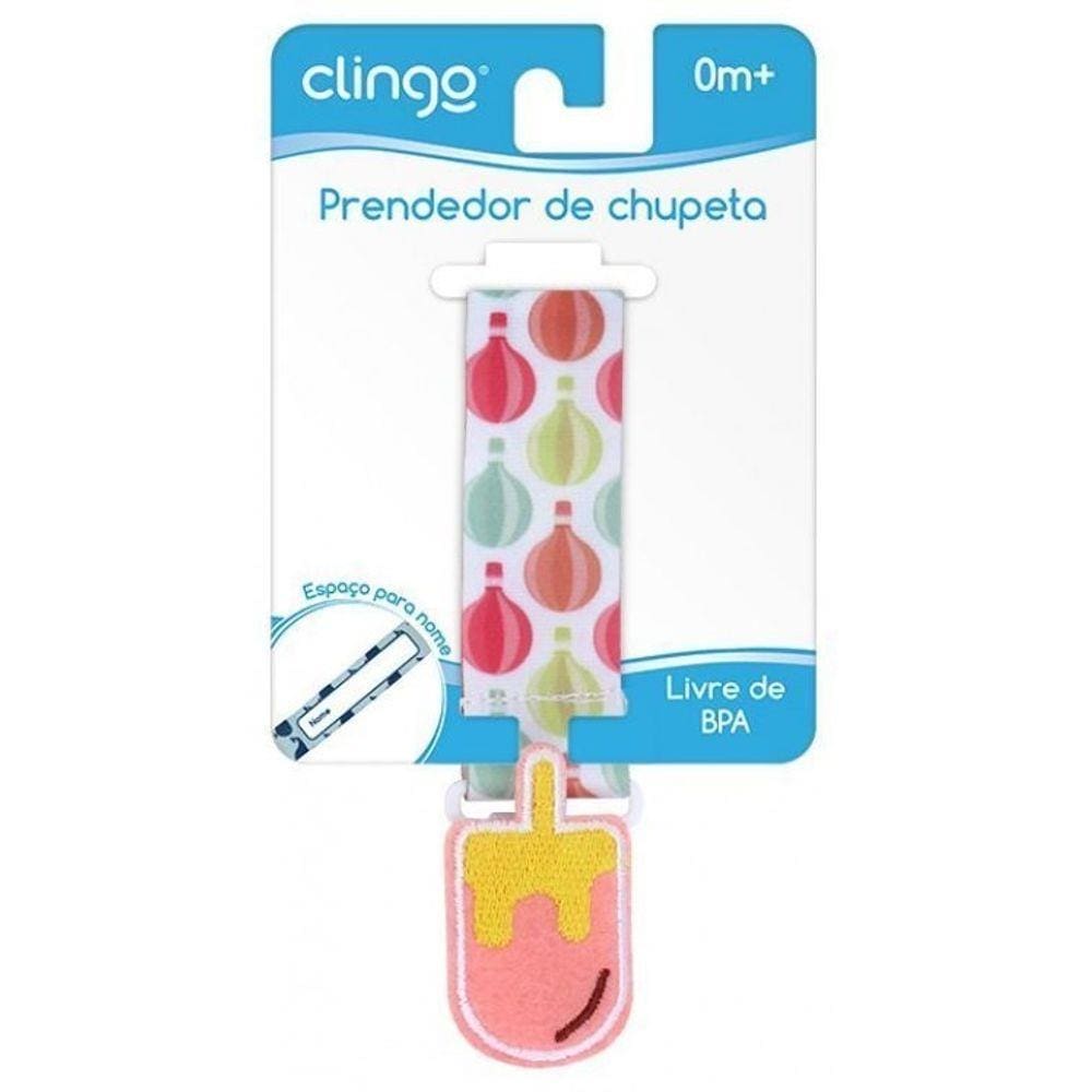 Prendedor Para Chupetas Sorvete C0125 Clingo BRASBABY