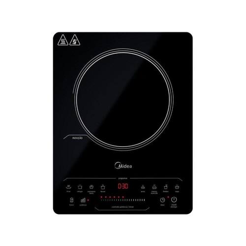 Cooktop 1 boca por Indução Midea CYAD11 Portátil Menor preço em Cooktop 1 boca por Indução Midea CYAD11 Portátil