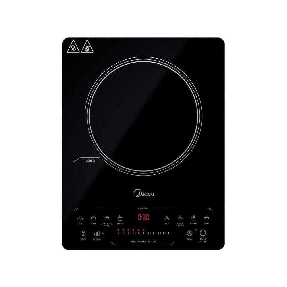 Cooktop 1 Boca por Indução Midea CYAD12 Portátil