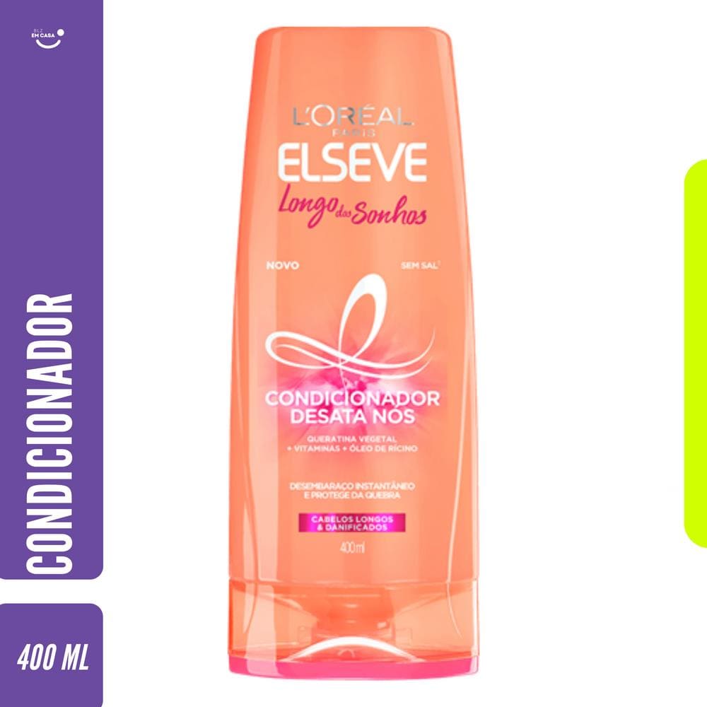 Condicionador Elseve Longo dos Sonhos Desata Nós 400ml