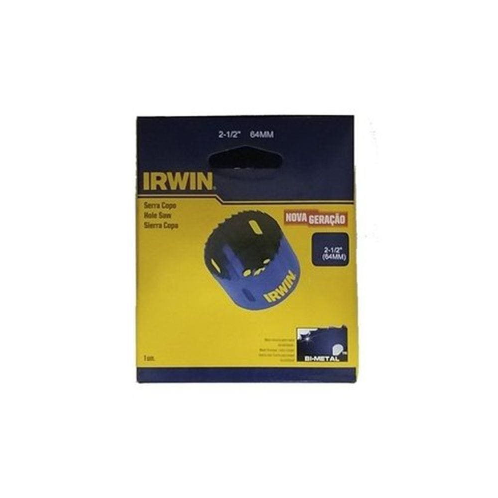 Serra Copo 64MM 2 1/2 Bi-Metáçica  6 DPP Irwin 010722