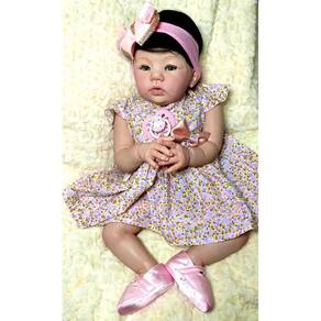 Boneca Bebe Reborn by Baby Dolls molde Chloe Com Corpo pano versao 4 -  Carrefour