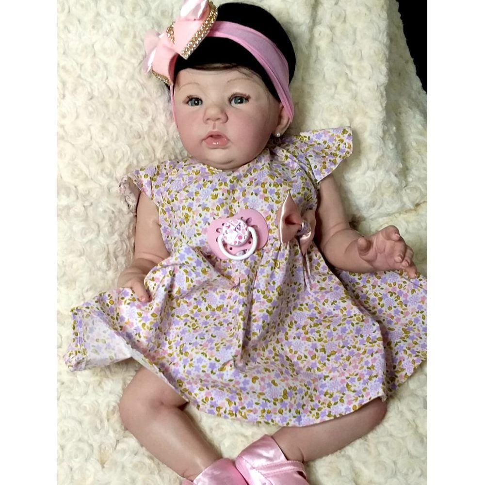Boneca Reborn toda de Silicone