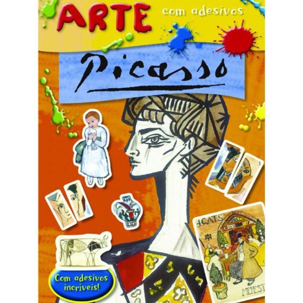 Livro Picasso - Arte Com Adesivos