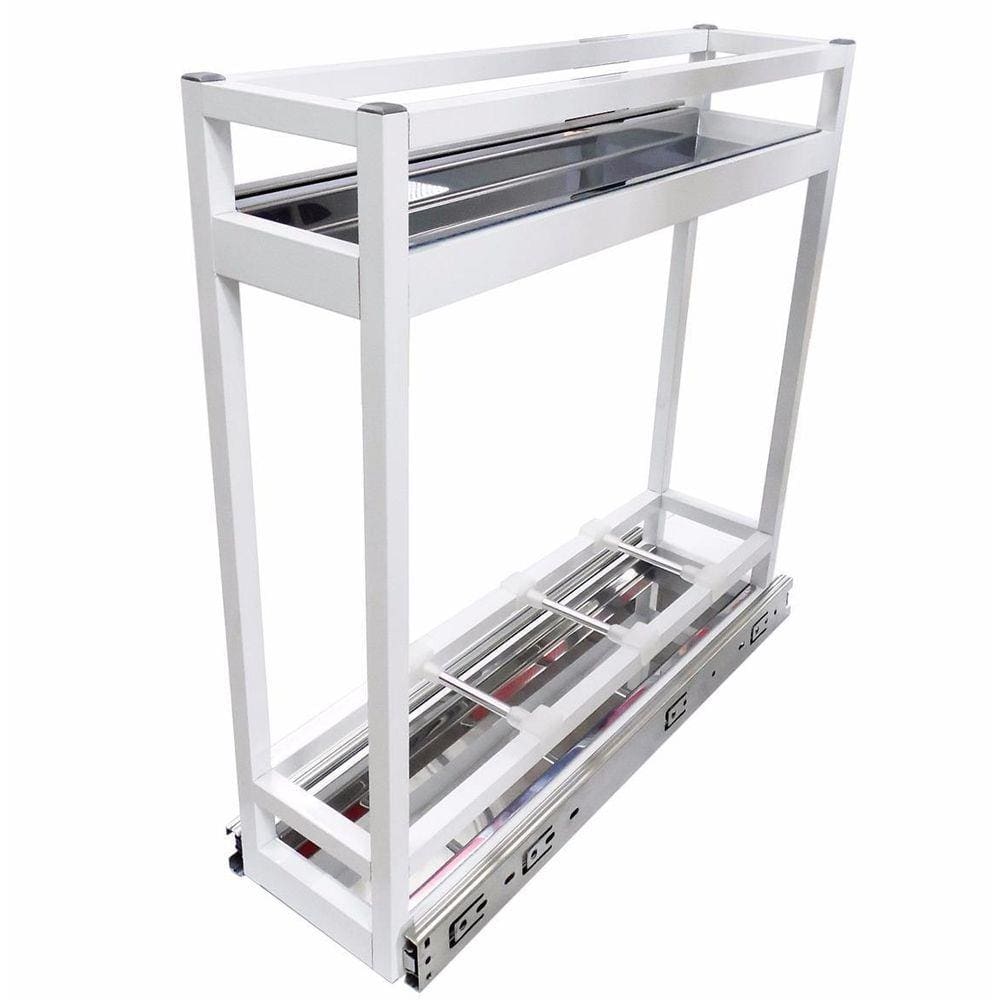 Porta Latas Óleo De Base Alumínio Branco