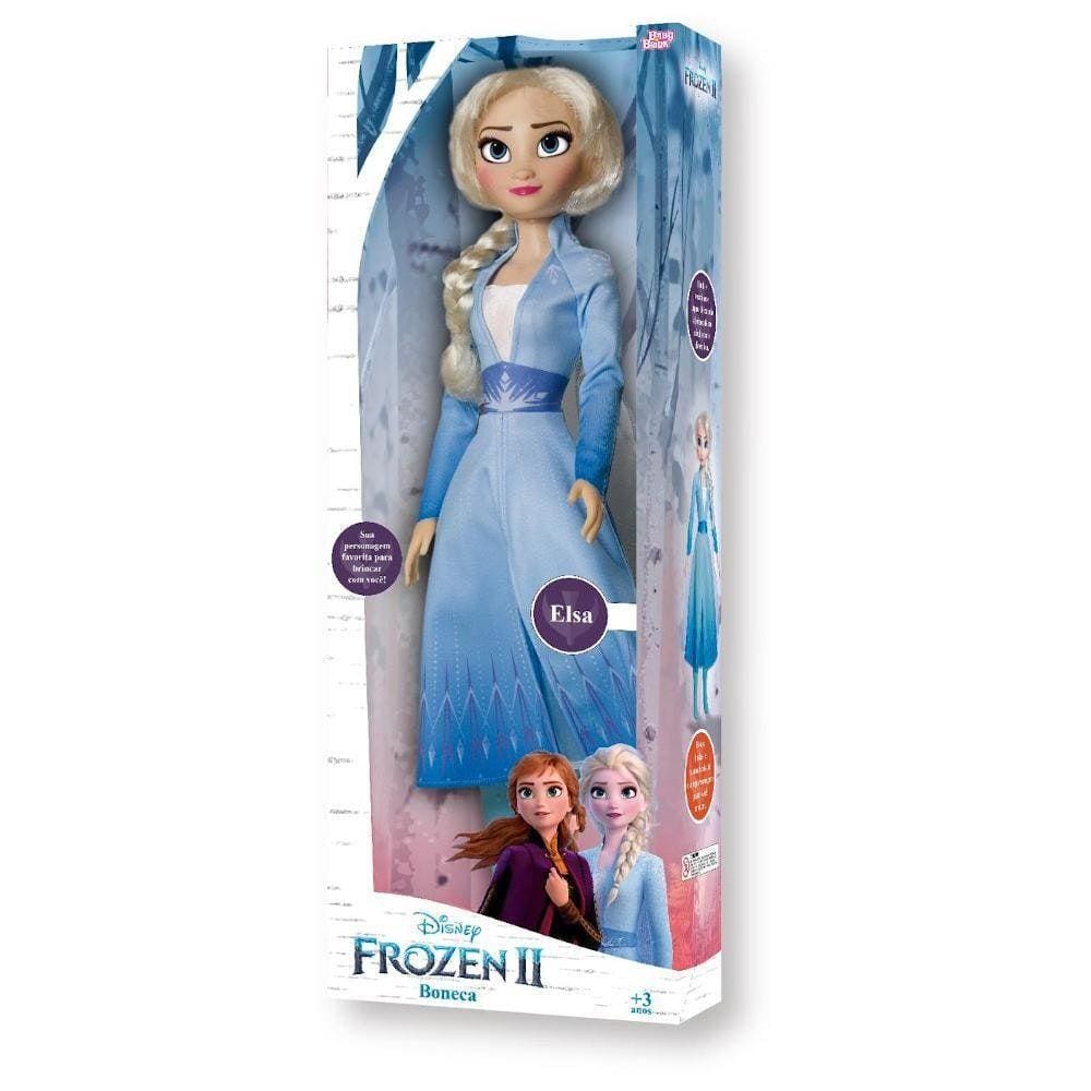 Boneca Frozen Elsa 24cm Com Falas Original Musica Do Filme