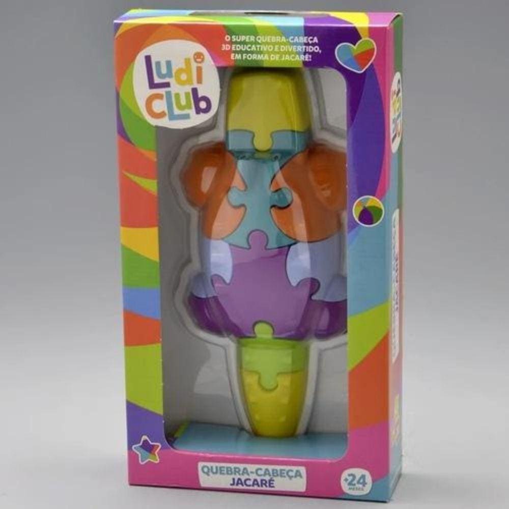 Quebra Cabeça Usual Plastic Ludi Jacaré 518