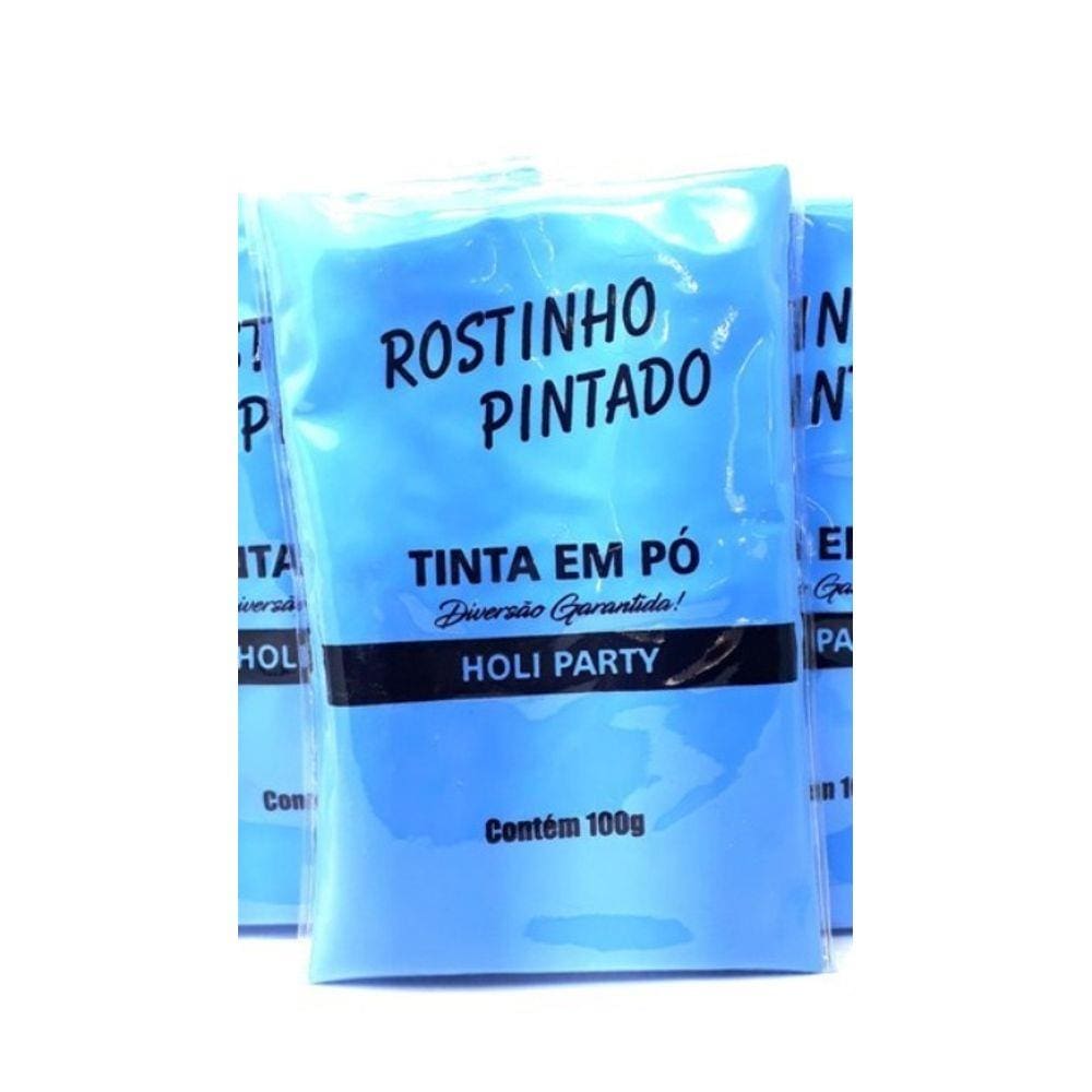 Tinta em pó Holi Party 100GR AZUL FLUORESCENTE