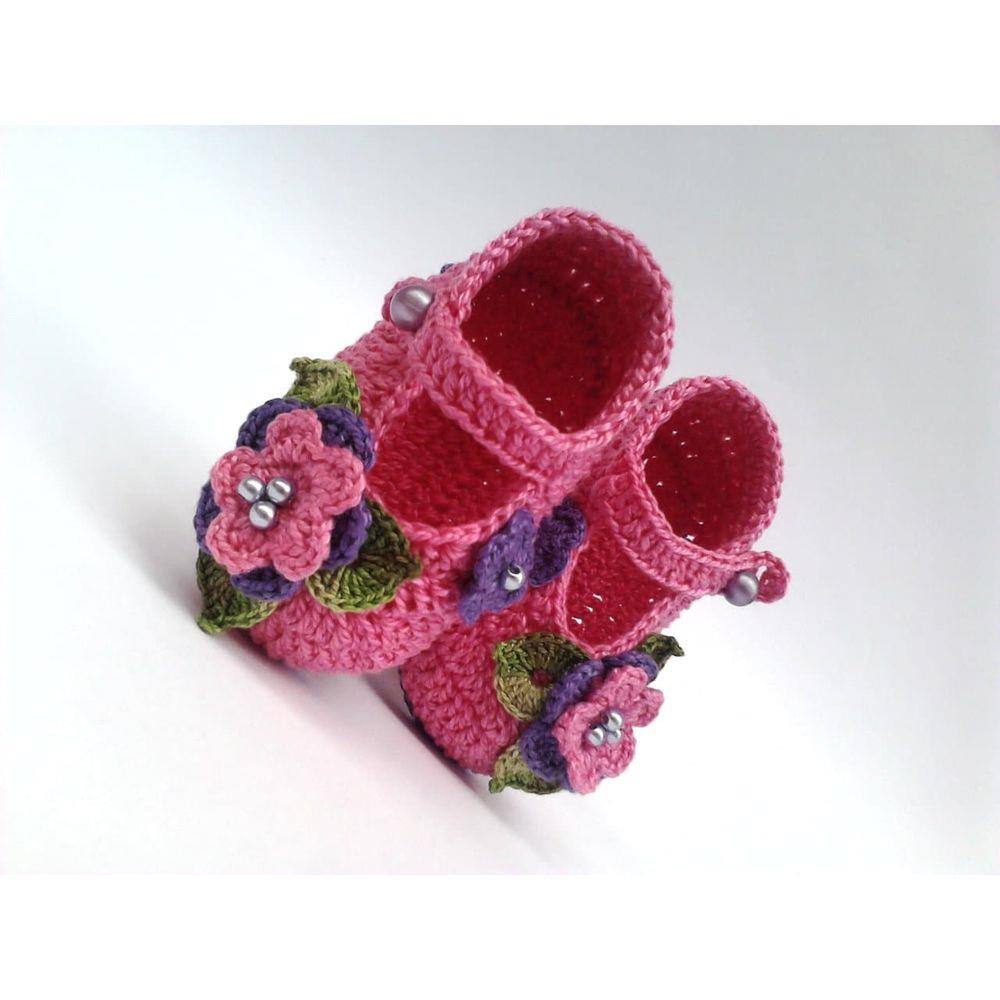 Sapatinho de Crochê Para Bebê: 30 Receitas e Gráficos!