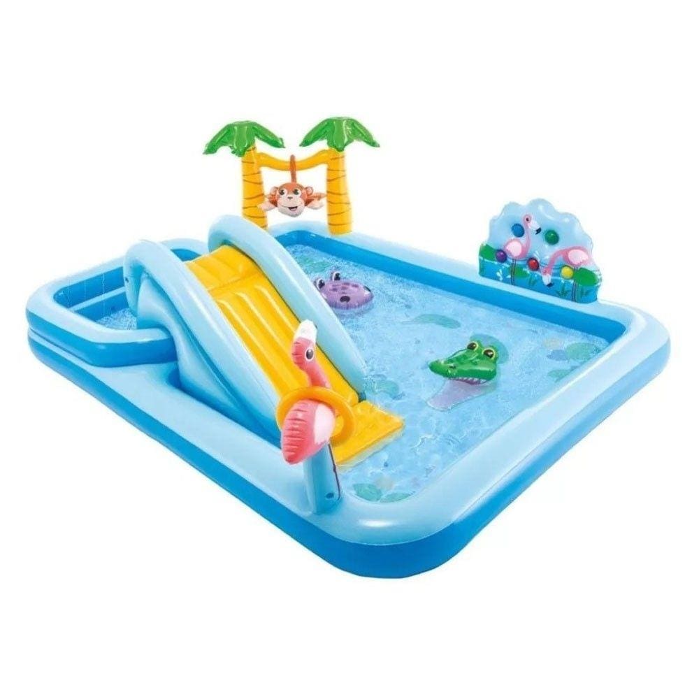 Piscina Playground Aventura na Floresta 493 Litros Intex