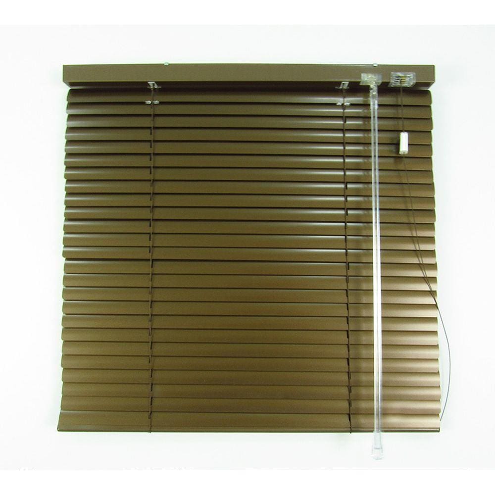 Persiana Horizontal 25Mm Alumínio Crisdan Largura 1,20 X 1,20 Altura Chocolate