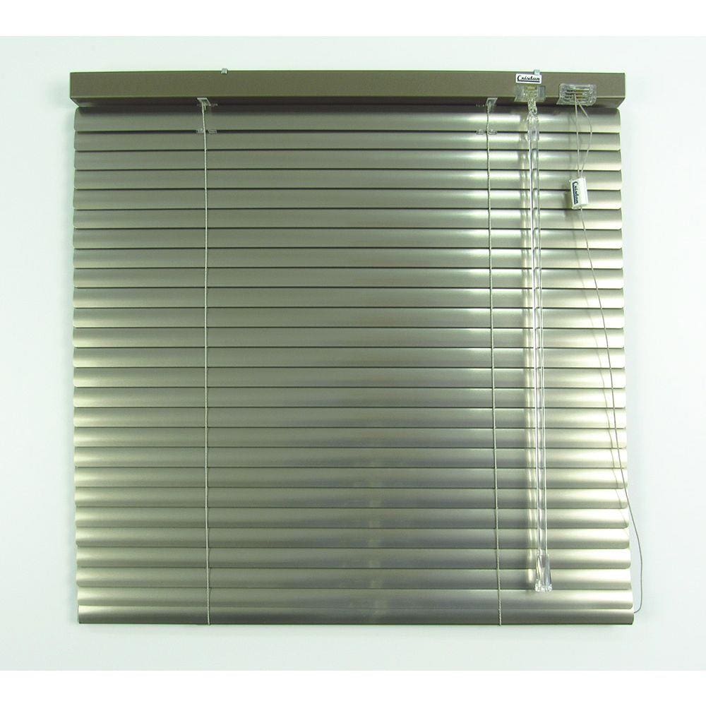 Persiana Horizontal 25Mm Alumínio Crisdan Sem Furos Aparente Largura 1,50 X 1,50 Altura Charcoal