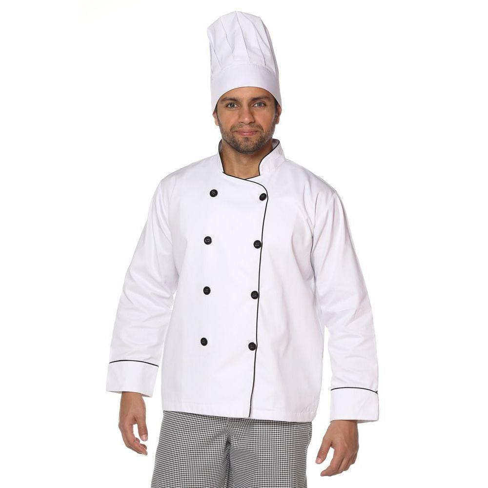 Dolmã Chef Cozinha Masculino Oxford