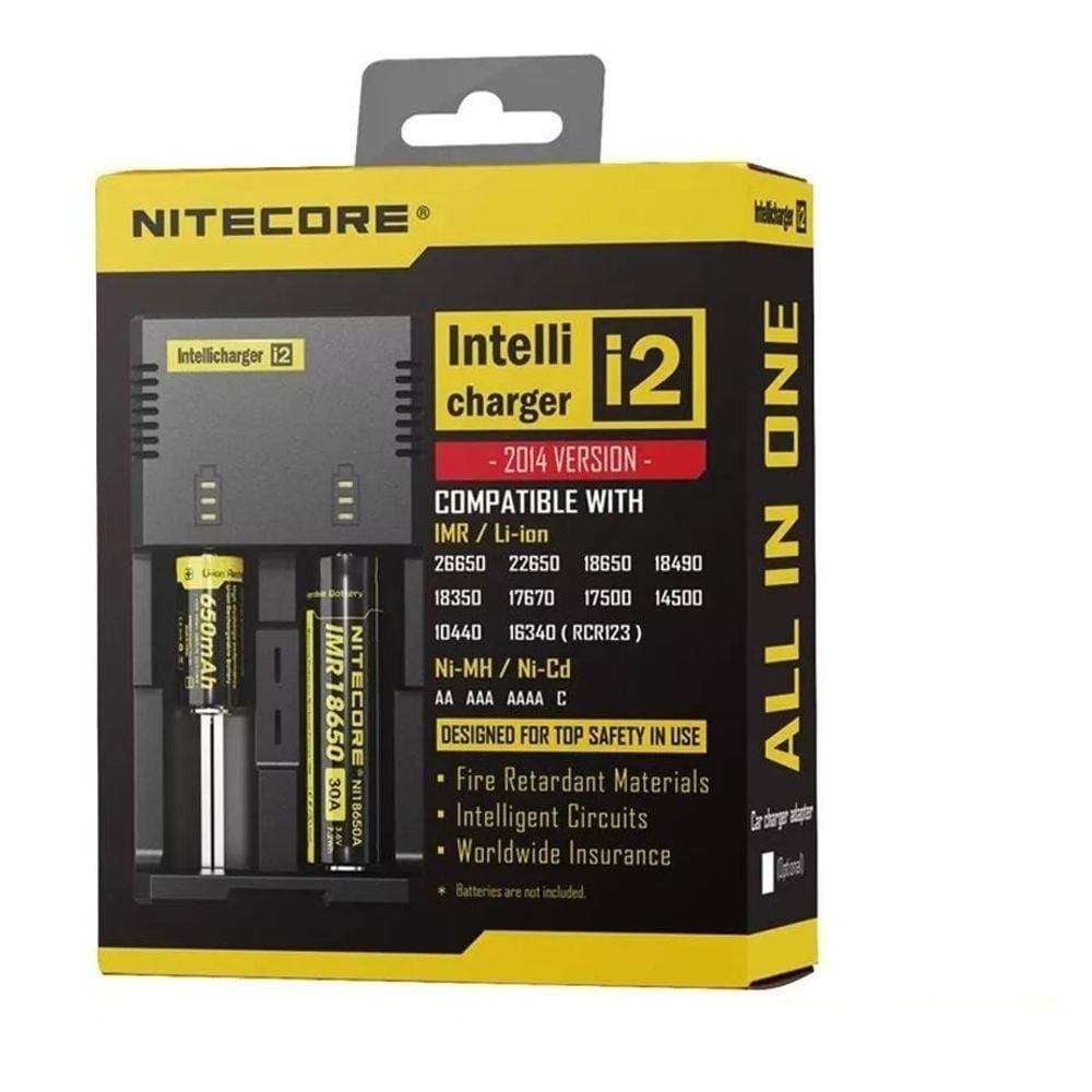 Carregador De Bateria Nitecore I2 New 18650