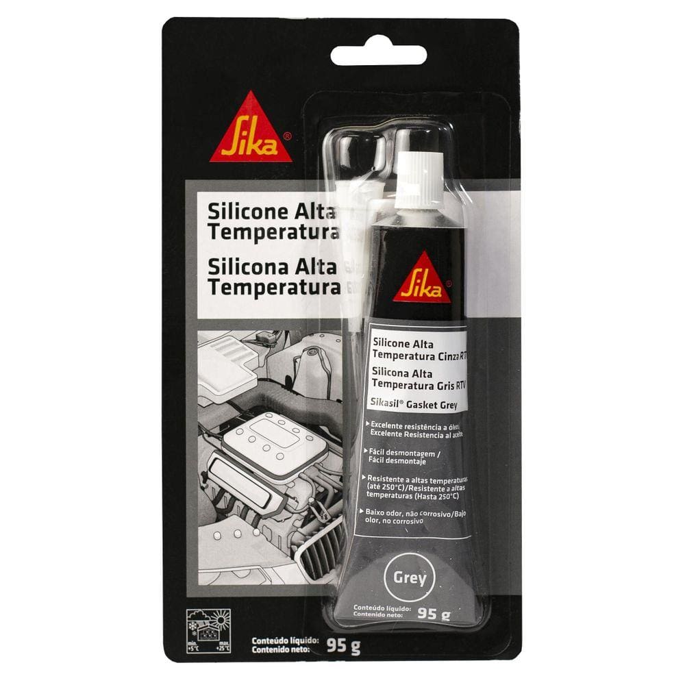 Sikasil® Gasket Grey Silicone De Alta Temperatura 95G