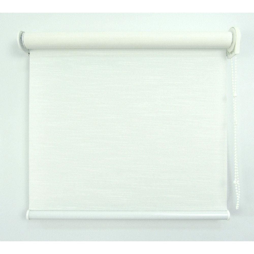 Cortina Rolô Napoles Traslúcido Crisdan 1,50 Largura X 1,50 Altura Branco