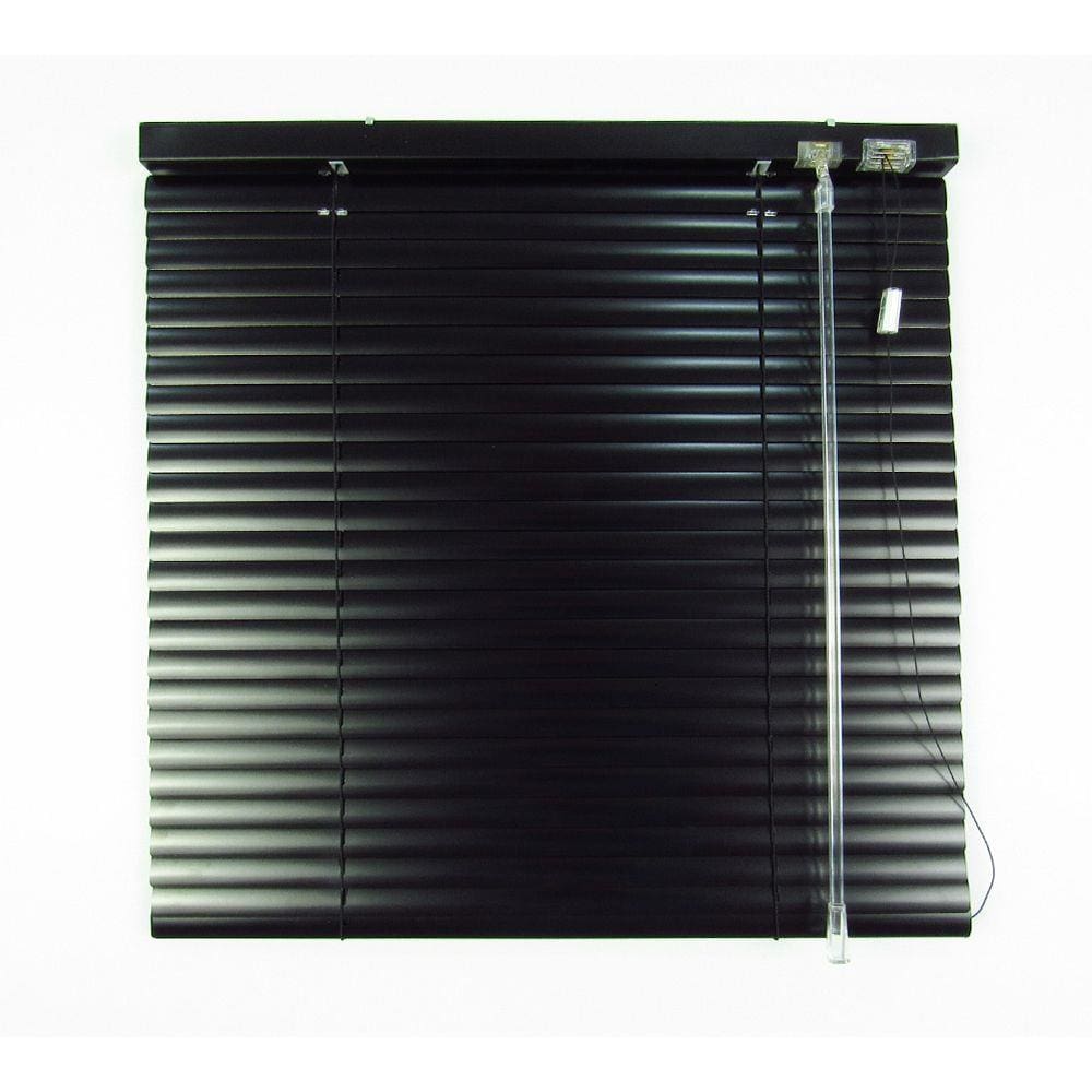 Persiana Horizontal 25Mm Alumínio Crisdan Largura 1,20 X 1,20 Altura Preto
