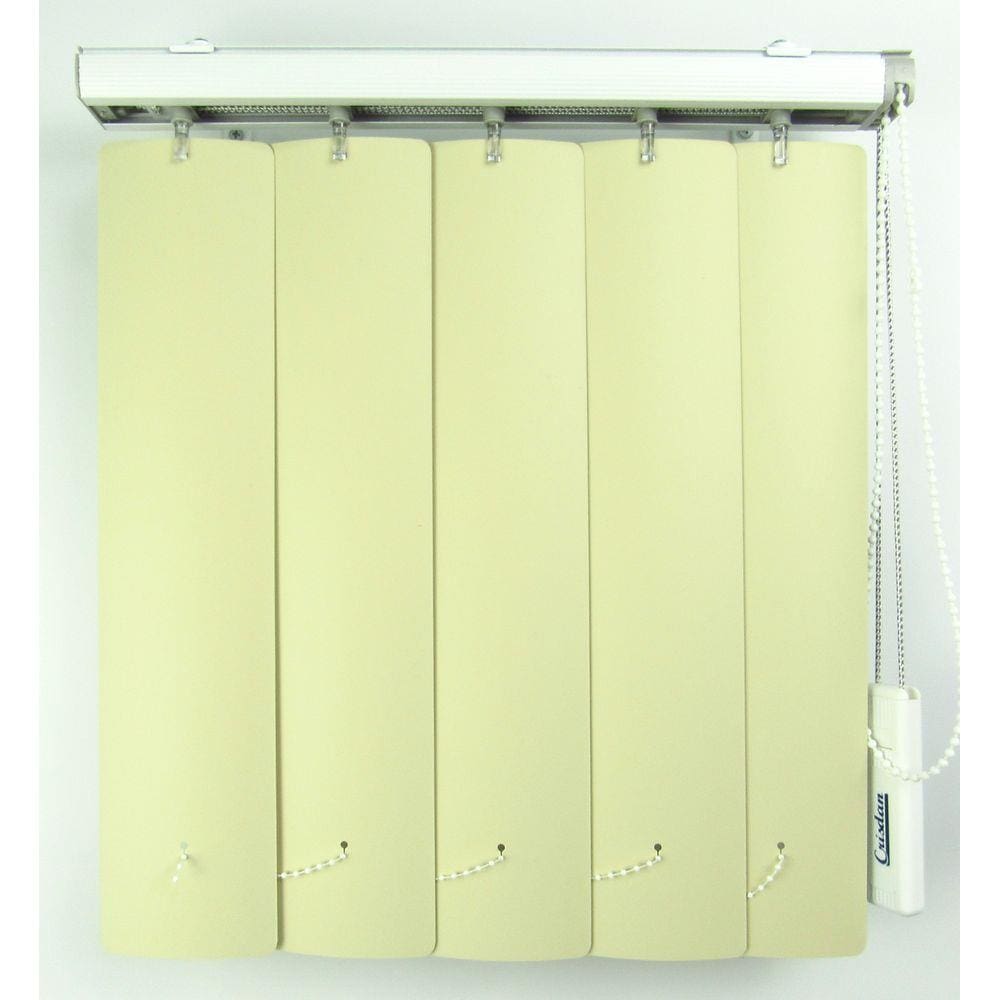 Persiana Vertical Em Pvc Crisdan Largura 2,00 X 2,20 Altura Camurça