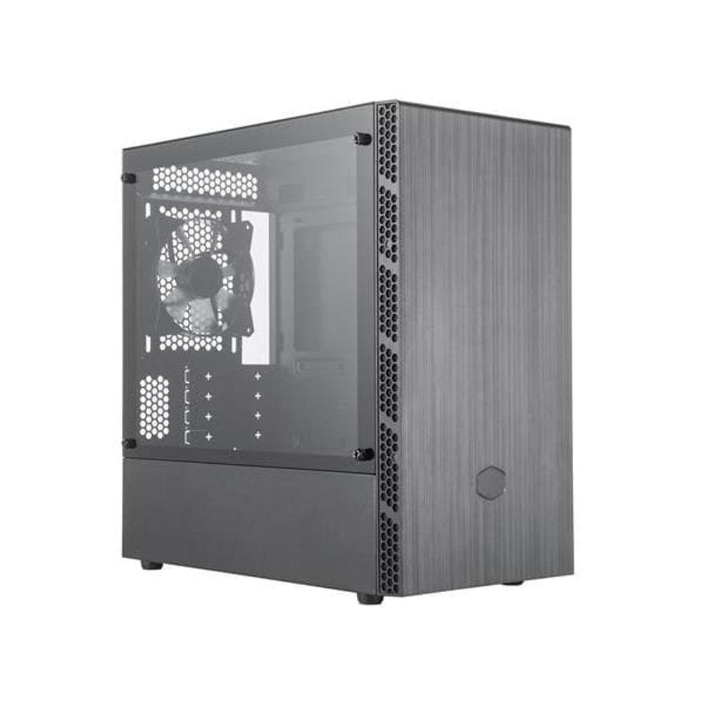 Gabinetemasterbox mb400l lateral em aco micro-atx/mini-itx - mcb-b400l-kgnn-s00