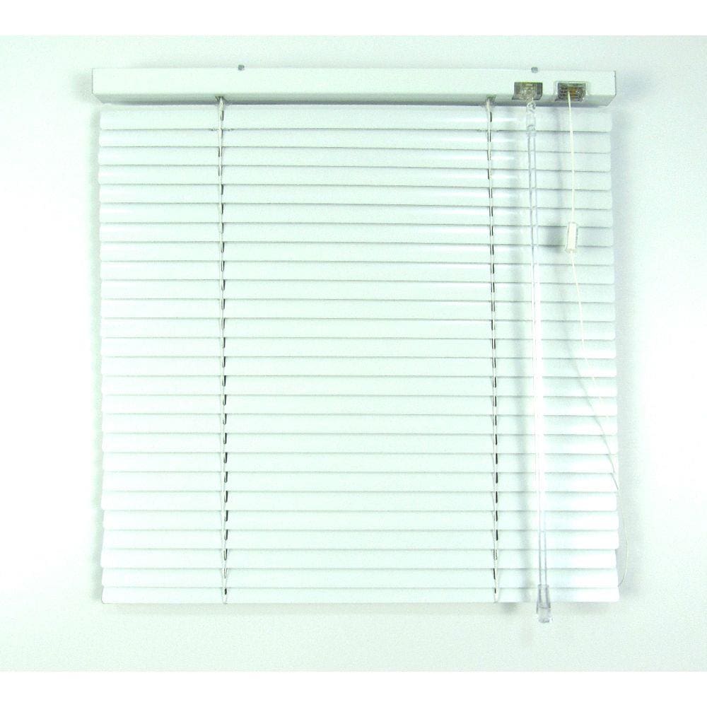 Persiana Horizontal 25Mm Alumínio Crisdan Largura 1,20 X 1,20 Altura Branco