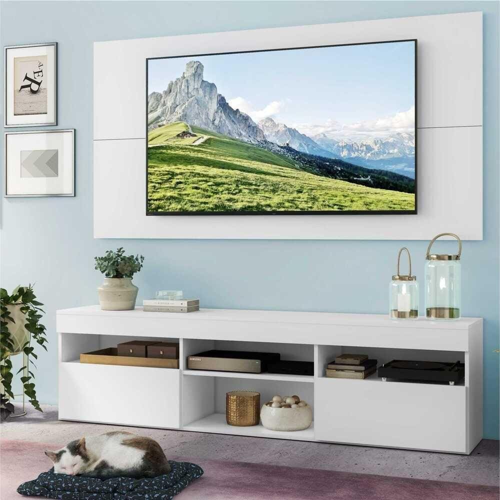 Rack c/ Painel TV 65" com 2 portas Londres Multimóveis