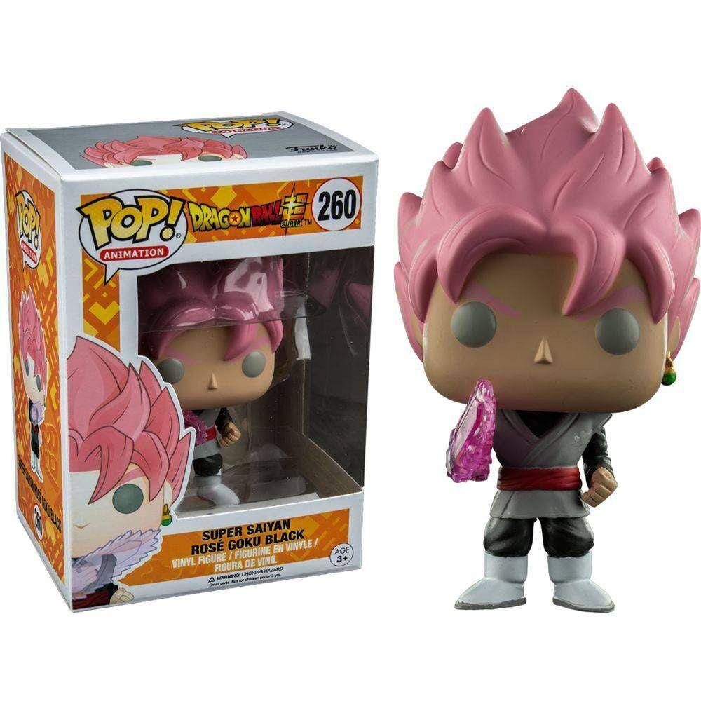 Boneco Action Figure Miniatura Goku Black Super Sayajin Rose