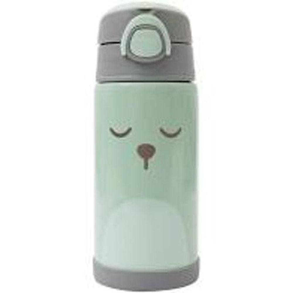 Garrafa Térmica Parede Dupla 400Ml - Gumy Verde Buba