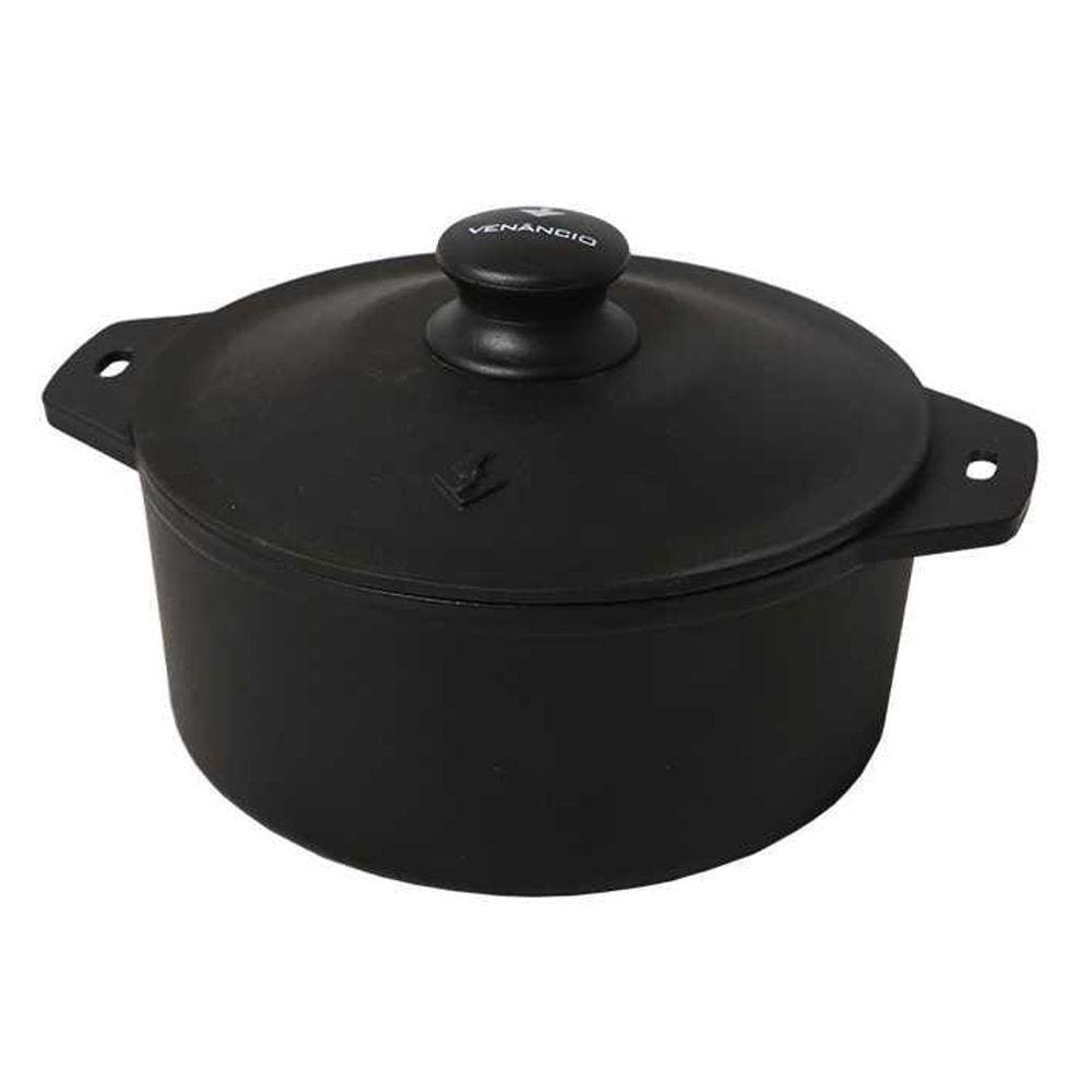 Panela de Ferro Fundido Tampa de Ferro 320x156 Met.Venâncio