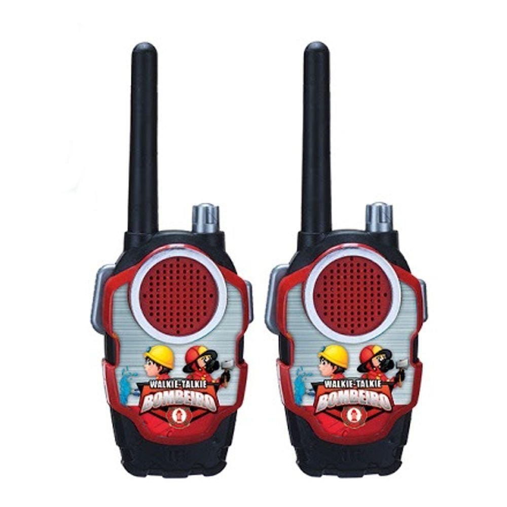 Brinquedo Walkie Talkie Rádio Comunicador Bombeiro
