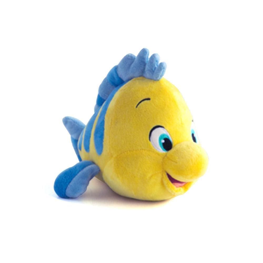 Pelúcia Peixe Linguado Pequena Sereia - Disney - 35 cm - Fun