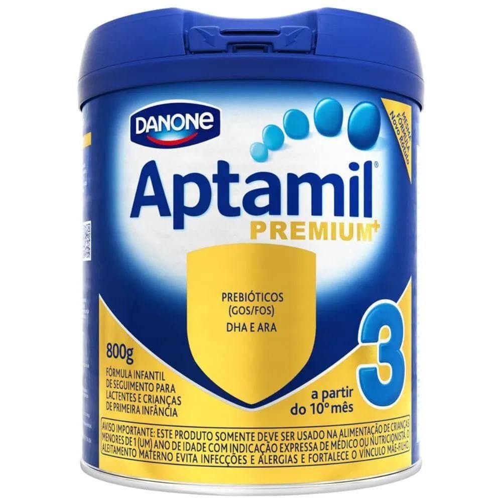Leite Em Pó Aptamil 3 Premium Prebióticos 800G