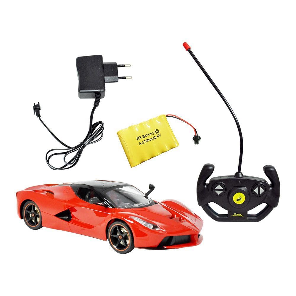 Carrinho Ferrari Controle Remoto C/ Bateria Recarregável - DMT4327