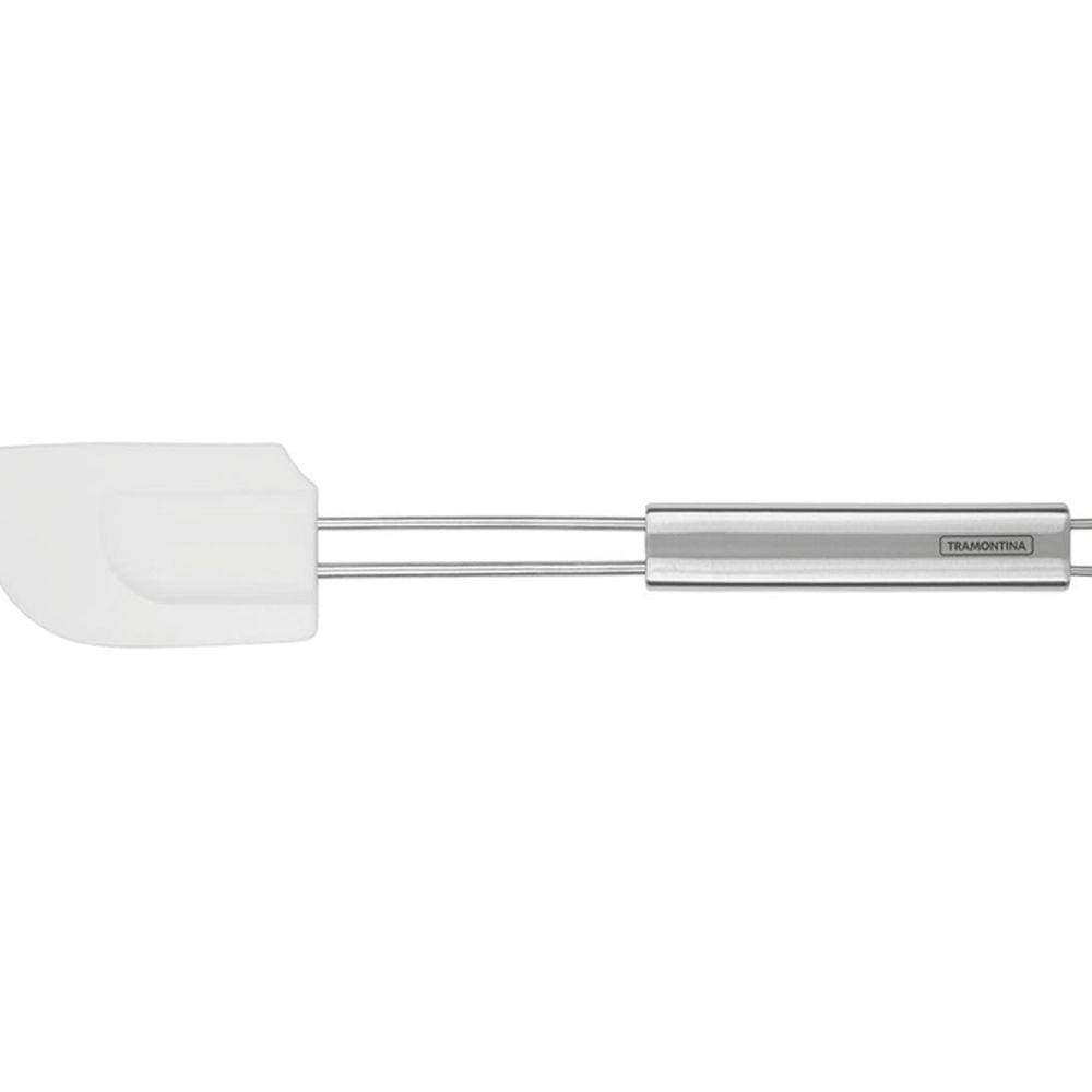 Espátula De Silicone Tramontina Marffim Em Aço Inox