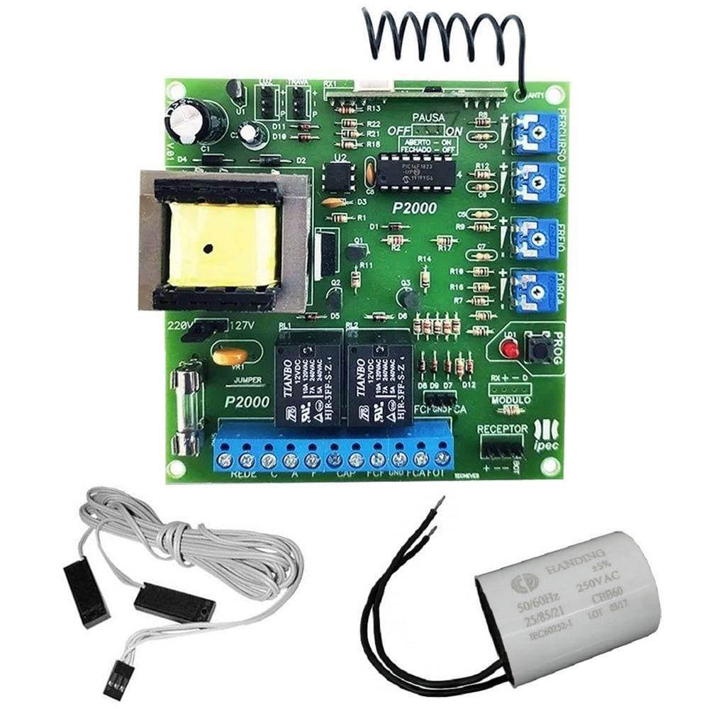 Central Placa Motor Peccinin Capacitor 25UF Sensor Deslizante