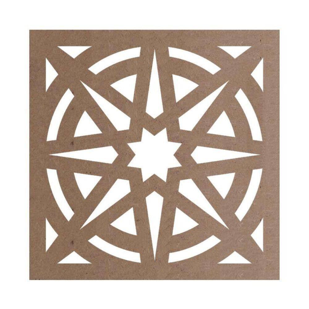 Kit 12 peças Painel Vazado Cobogó MDF modelo Capadocia