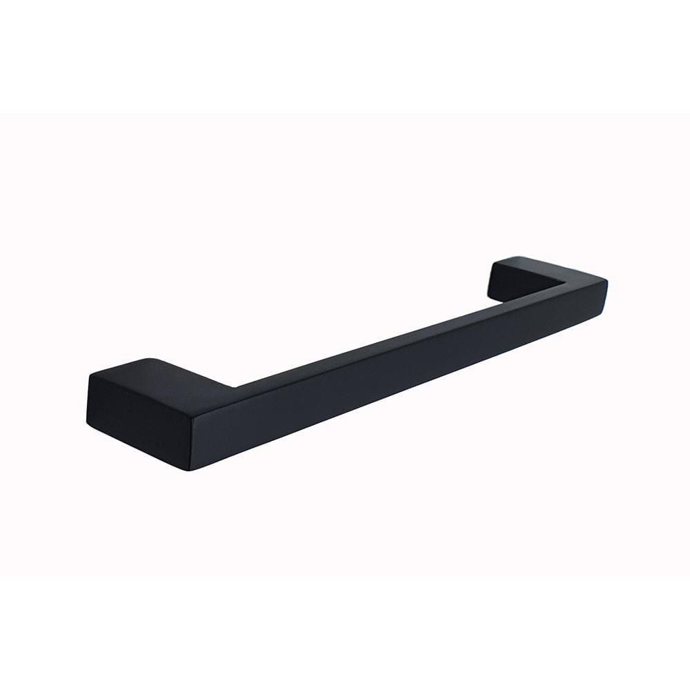 Porta Toalha De Parede Guriri 30cm Preto Inox