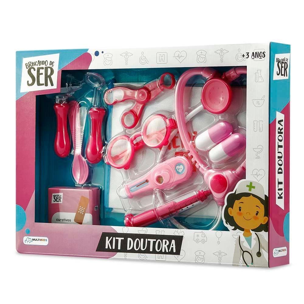 Brincando De Ser - Kit Doutora com Acessórios - Multikids