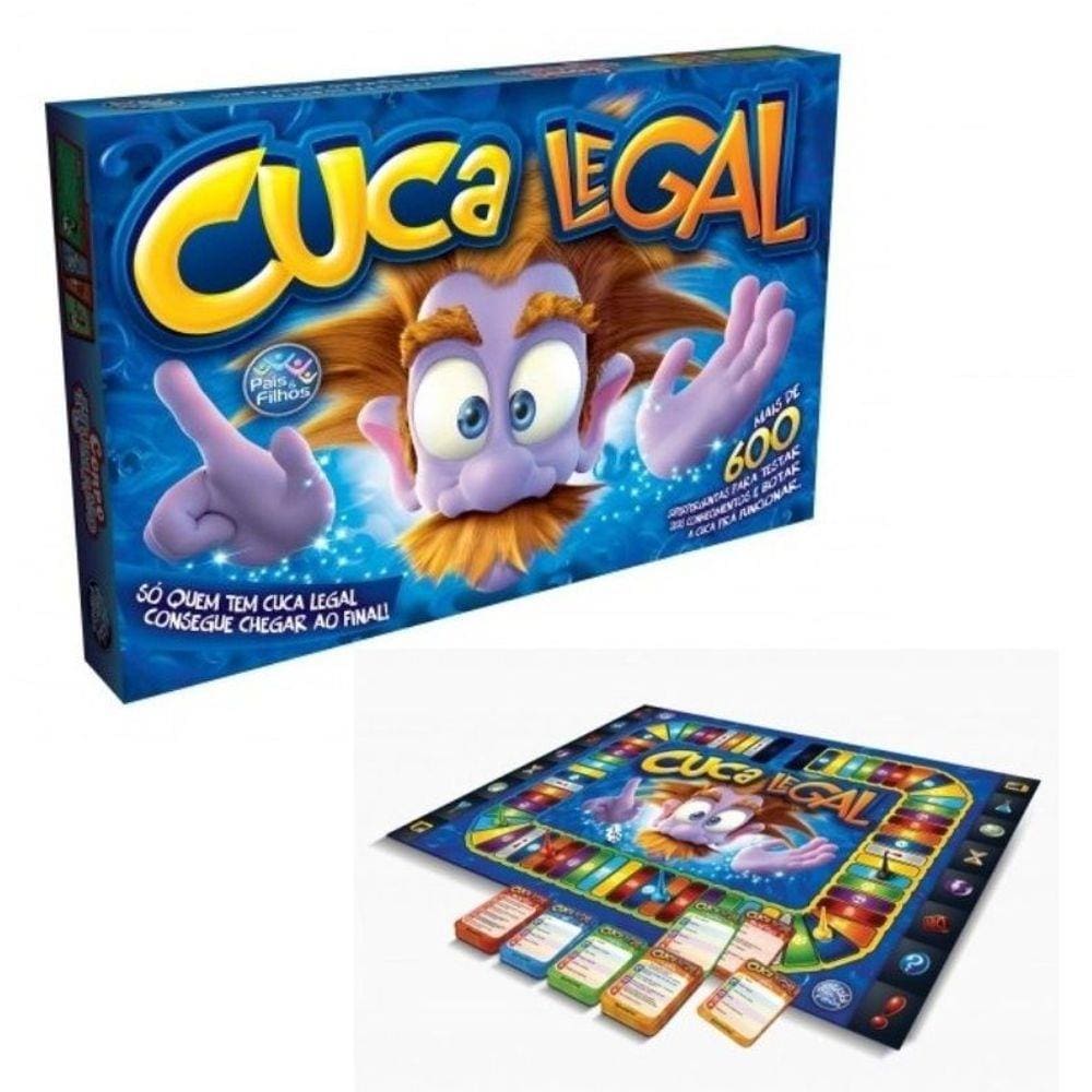 Jogo Cuca Legal Pais & Filhos + 600 Perguntas Top Line - Pais e