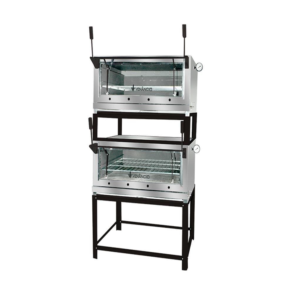 Forno Roma Venâncio 1,10 m Duplo com Pedra Refrataria a Gás Venâncio Firid110