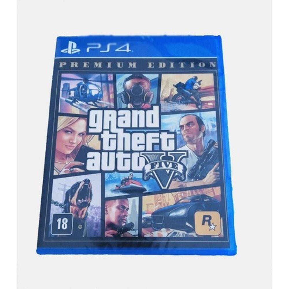 Jogo GTA V Premium Online Edition PS4 - Rock Star - Outros Games