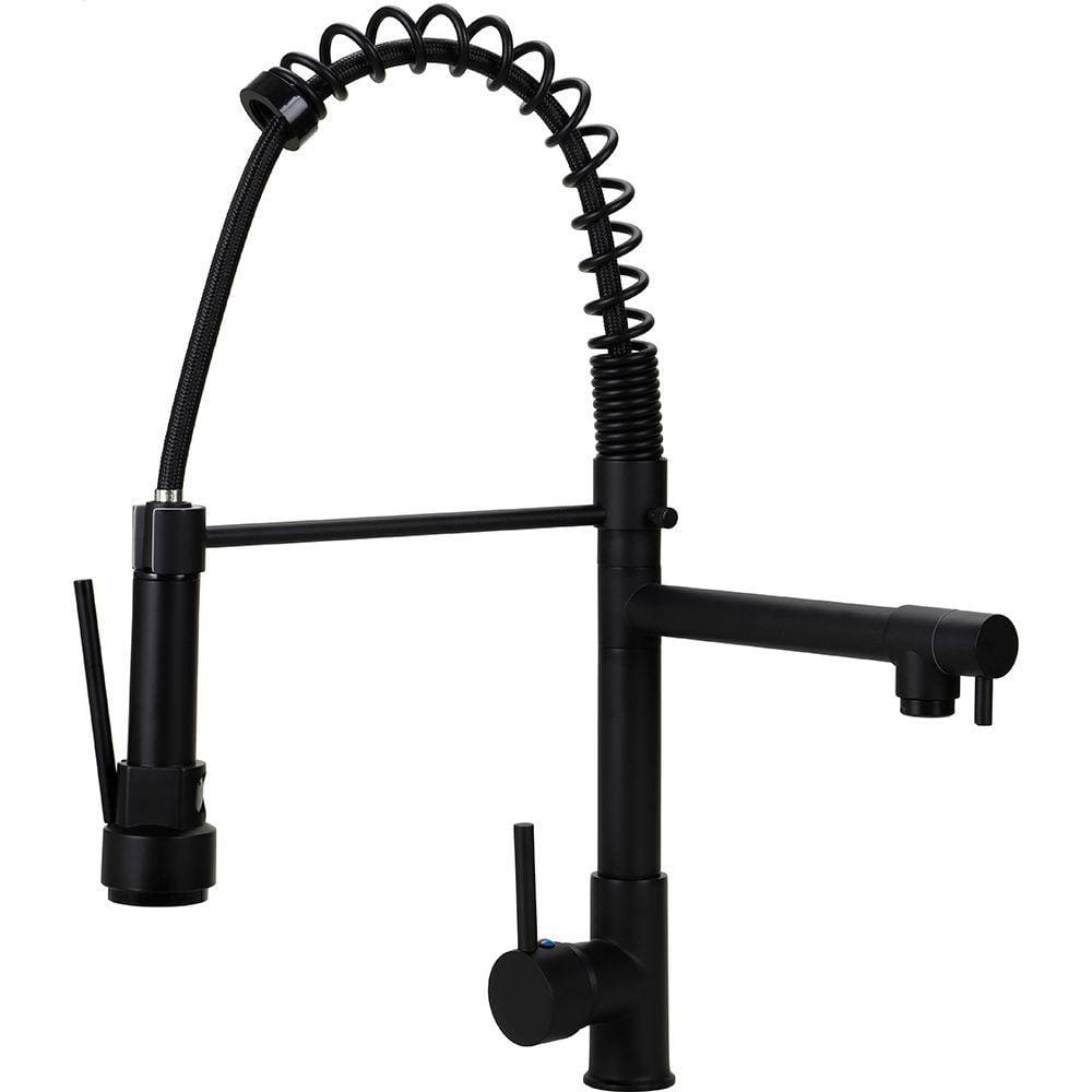 Torneira Para Cozinha Gourmet Misturador Monocomando Munim Pingoo.casa - Preto